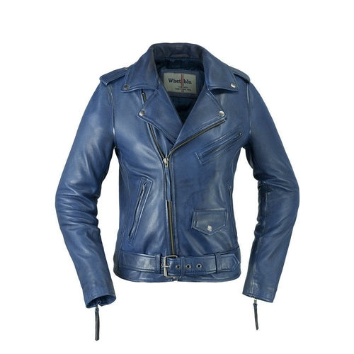 Rockstar (Blue) Women’s Biker Jacket