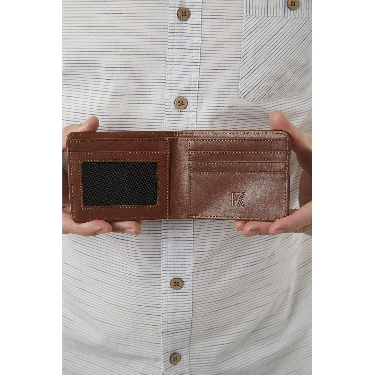 Evan Vegan Leather Bi-Fold Wallet