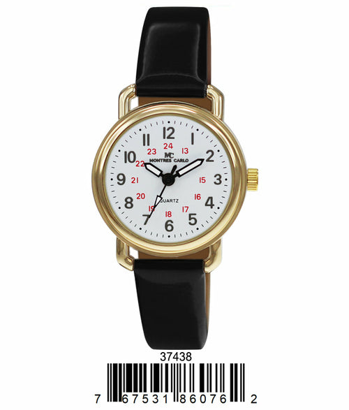 3743 - Vegan Leather Band Watch