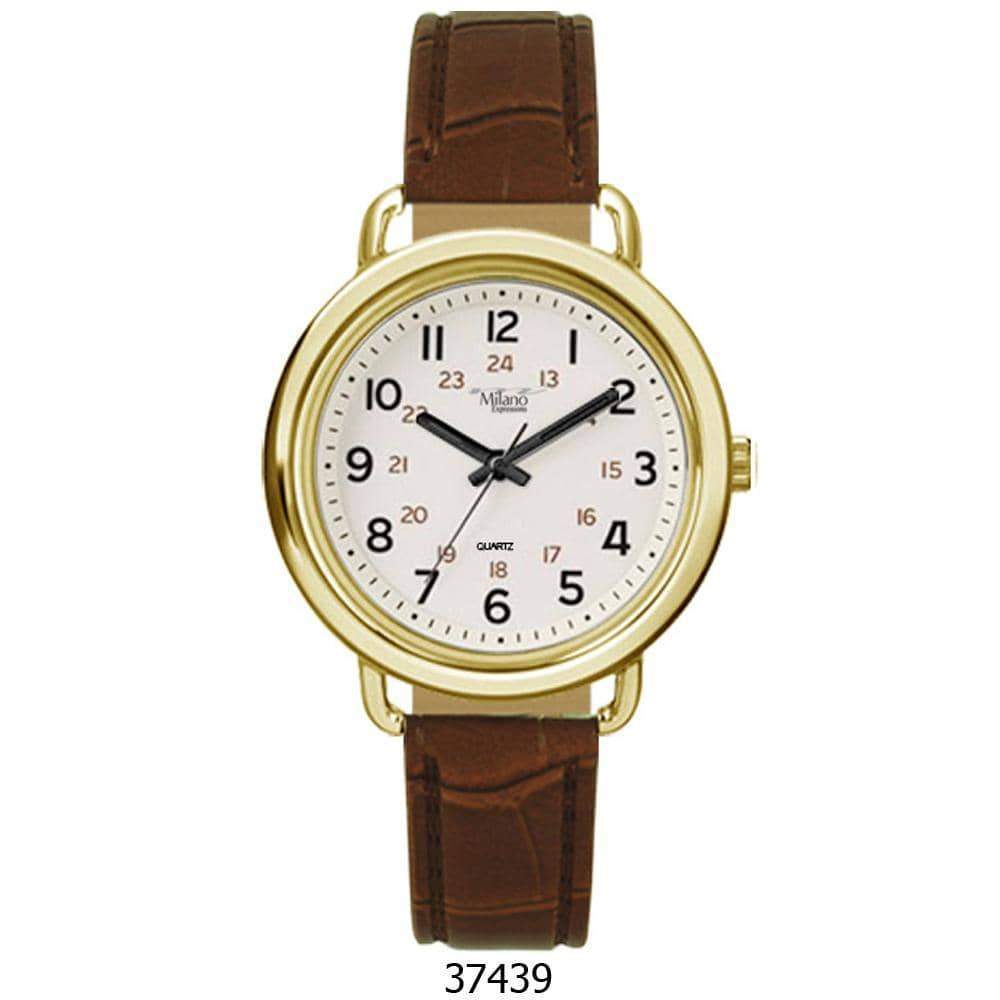 3743 - Vegan Leather Band Watch