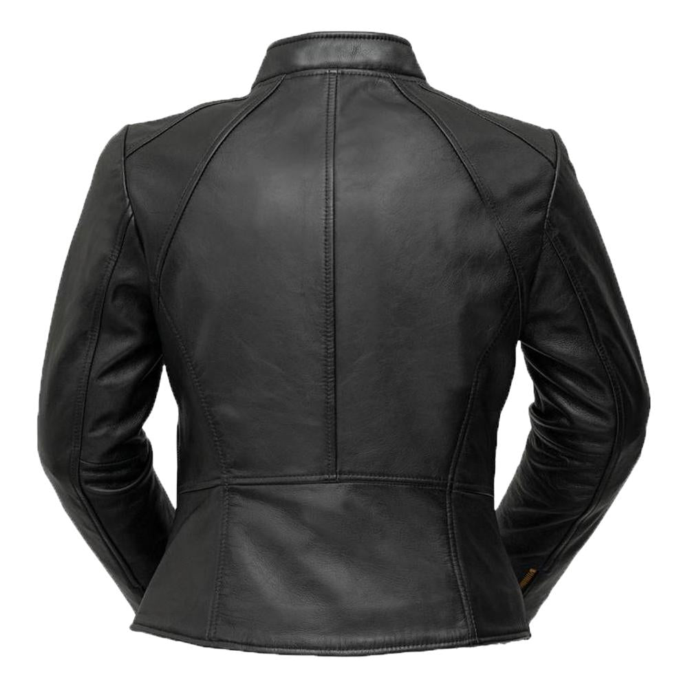 Alexie  Ladies Leather Blazer