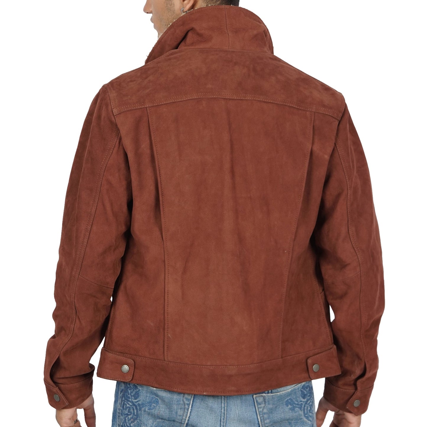 Avedo Vintage Brown Leather Jacket