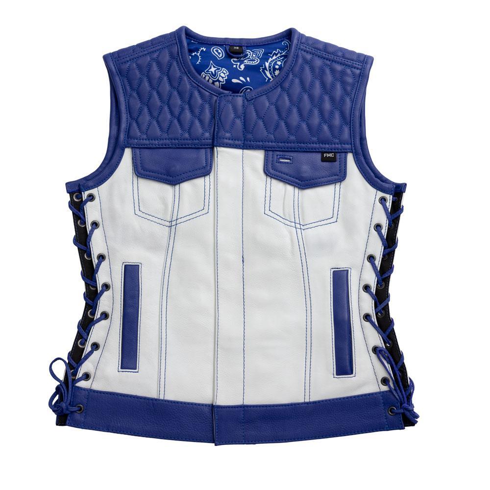 Cobalt – Women’s Limited Edition Club Style Motorcycle Leather Vest