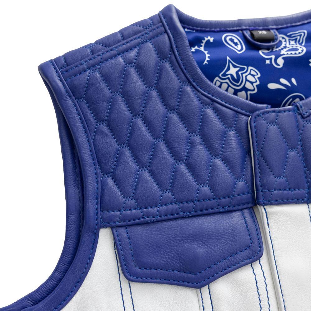 Cobalt – Women’s Limited Edition Club Style Motorcycle Leather Vest