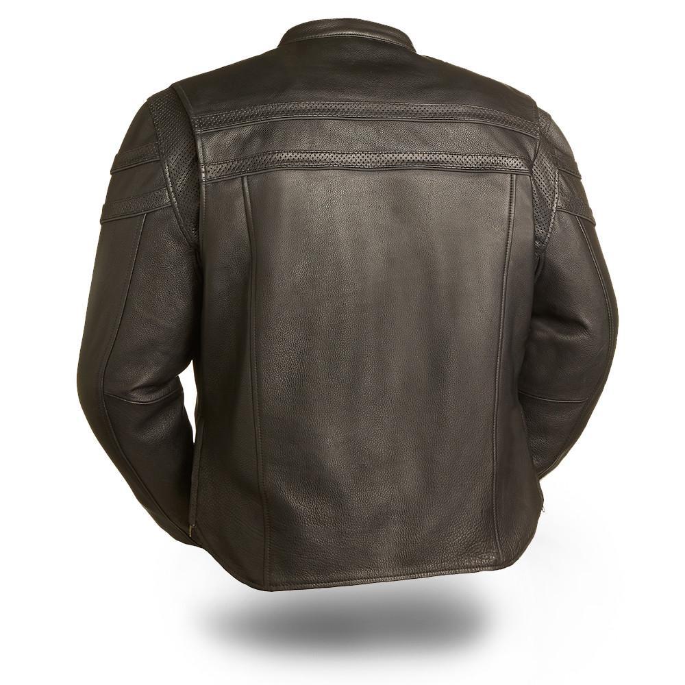 Stakes Racer - Men's Motorcycle Leather Jacket