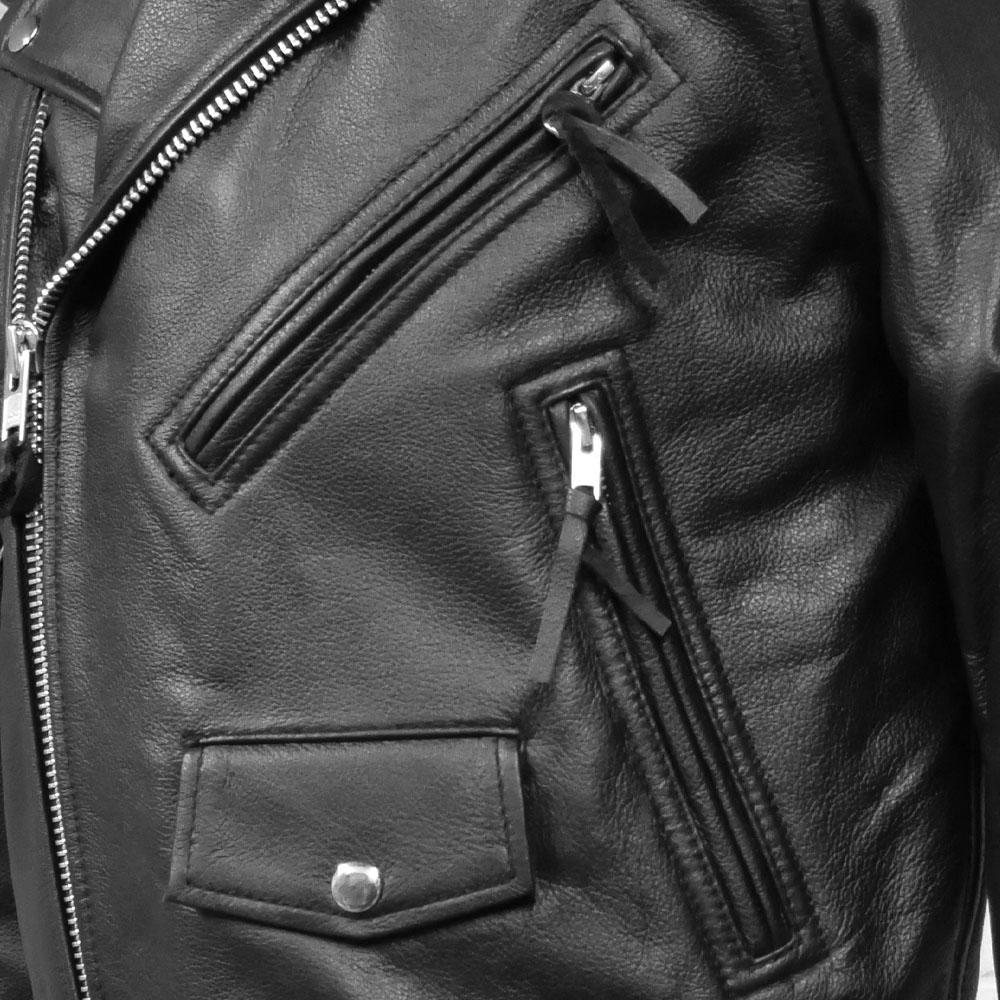 Superstar - Men's Leather Motorcycle Jacket