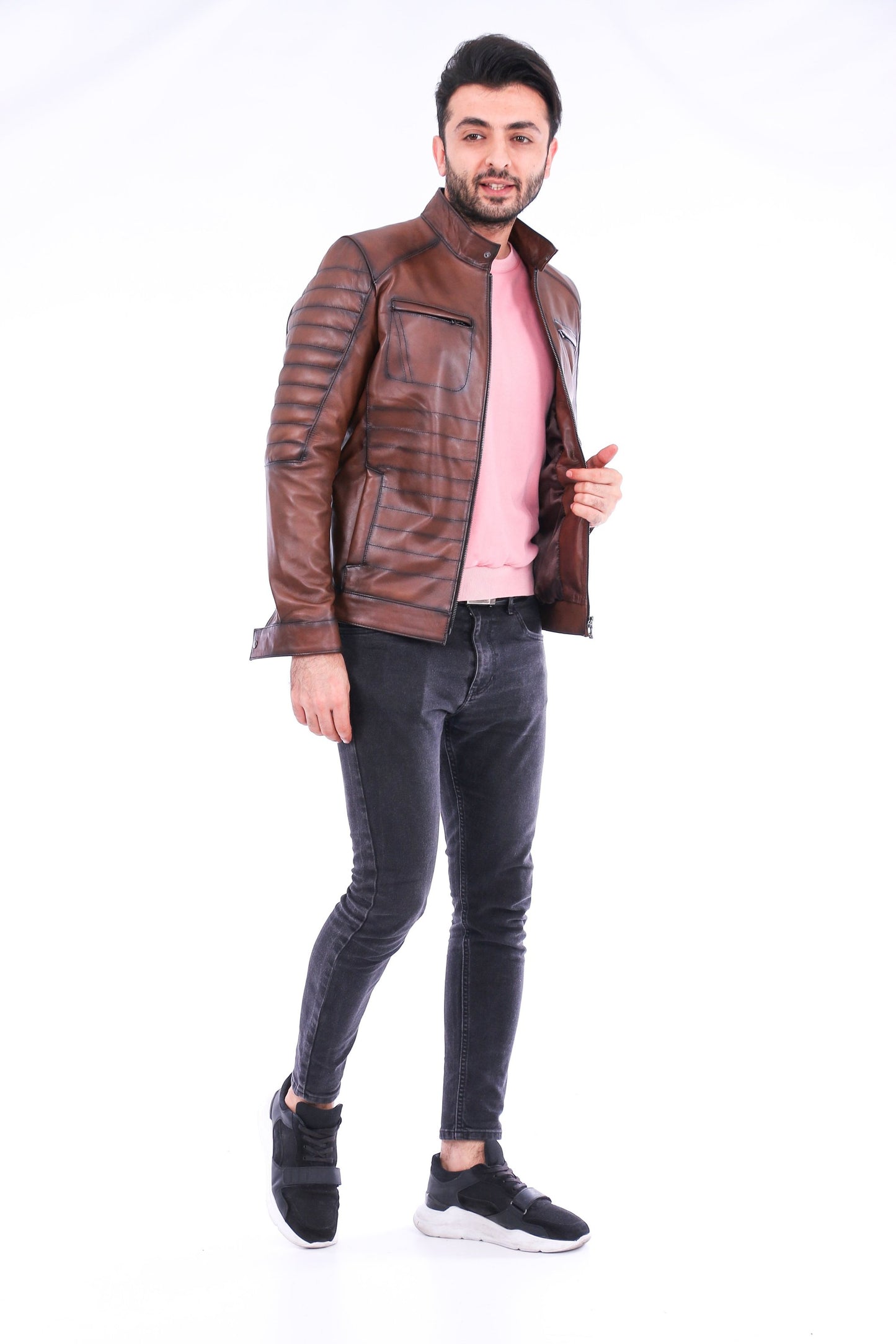 Daniel Biker Leather Jacket