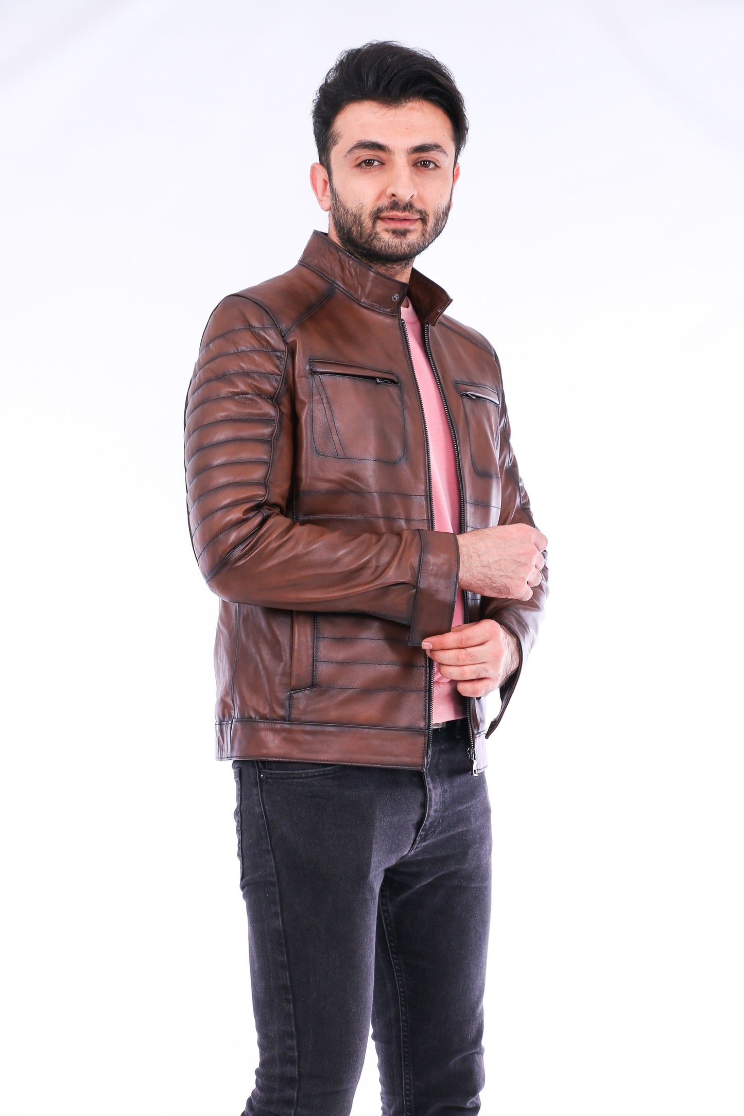 Daniel Biker Leather Jacket