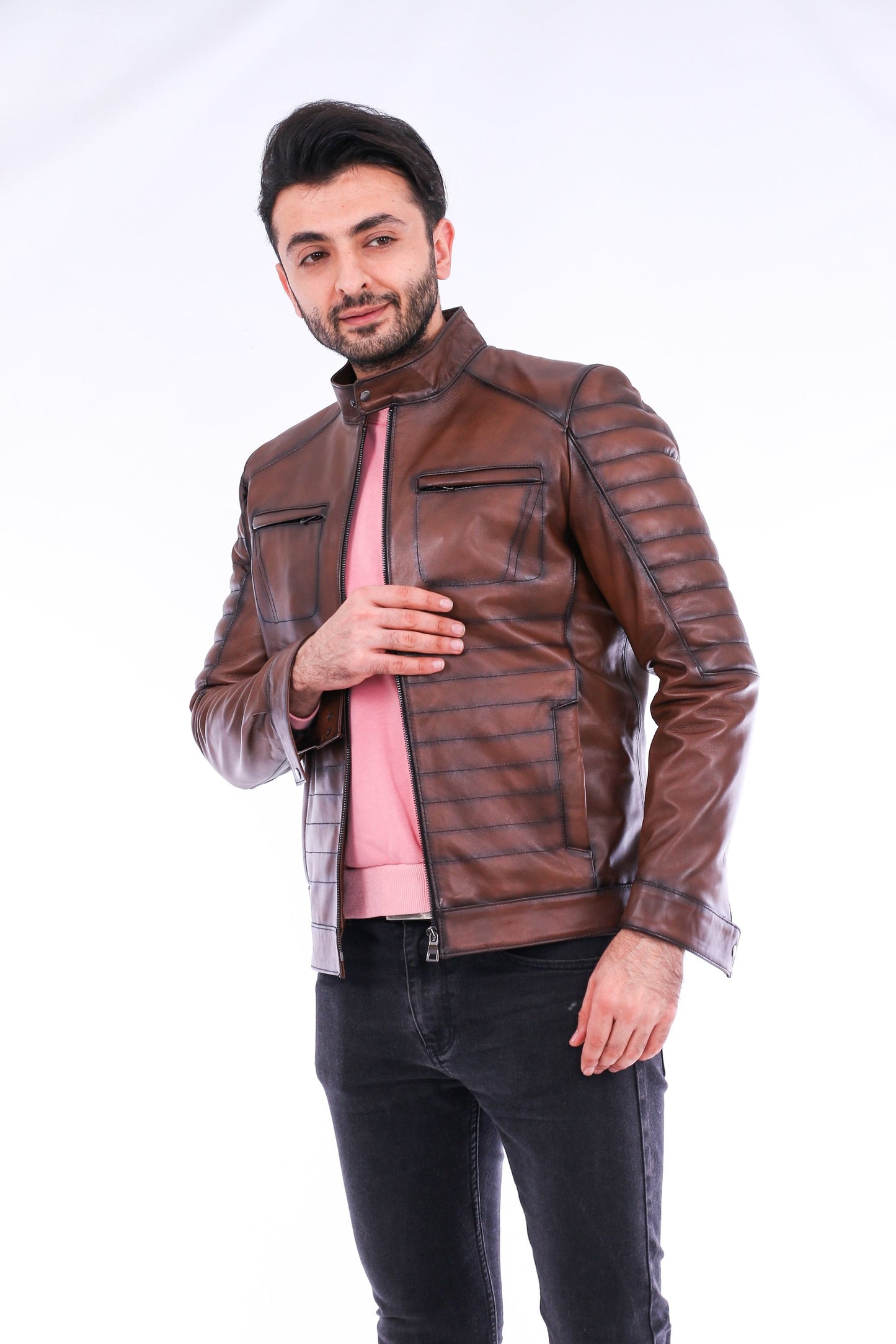 Daniel Biker Leather Jacket