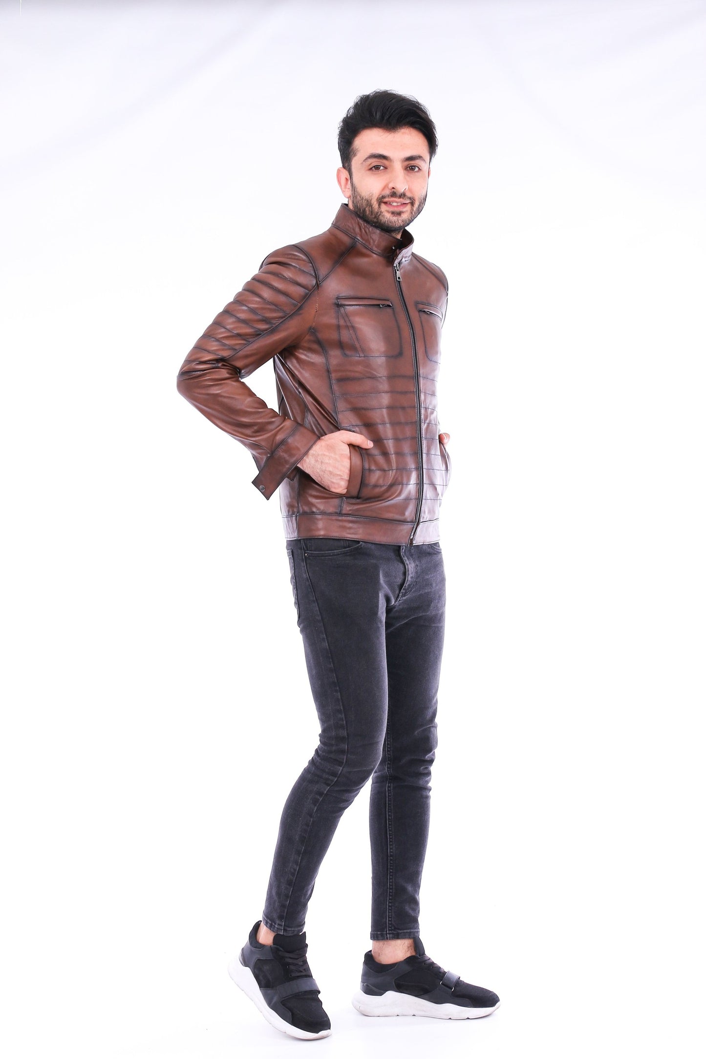 Daniel Biker Leather Jacket