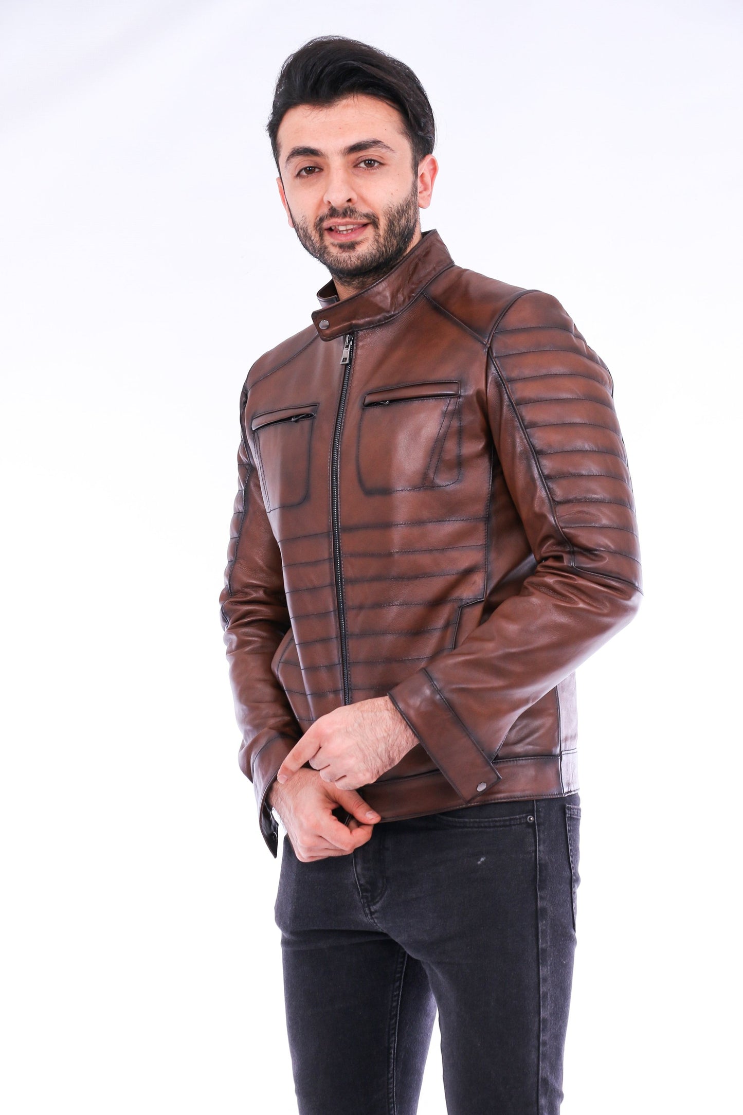 Daniel Biker Leather Jacket