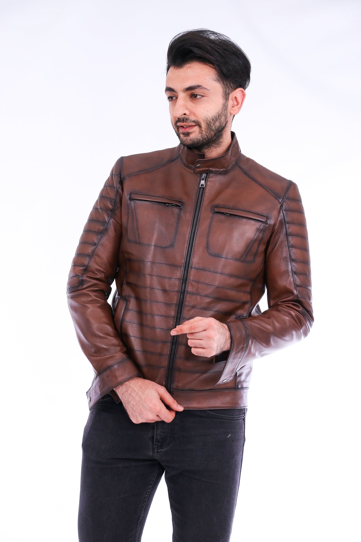 Daniel Biker Leather Jacket