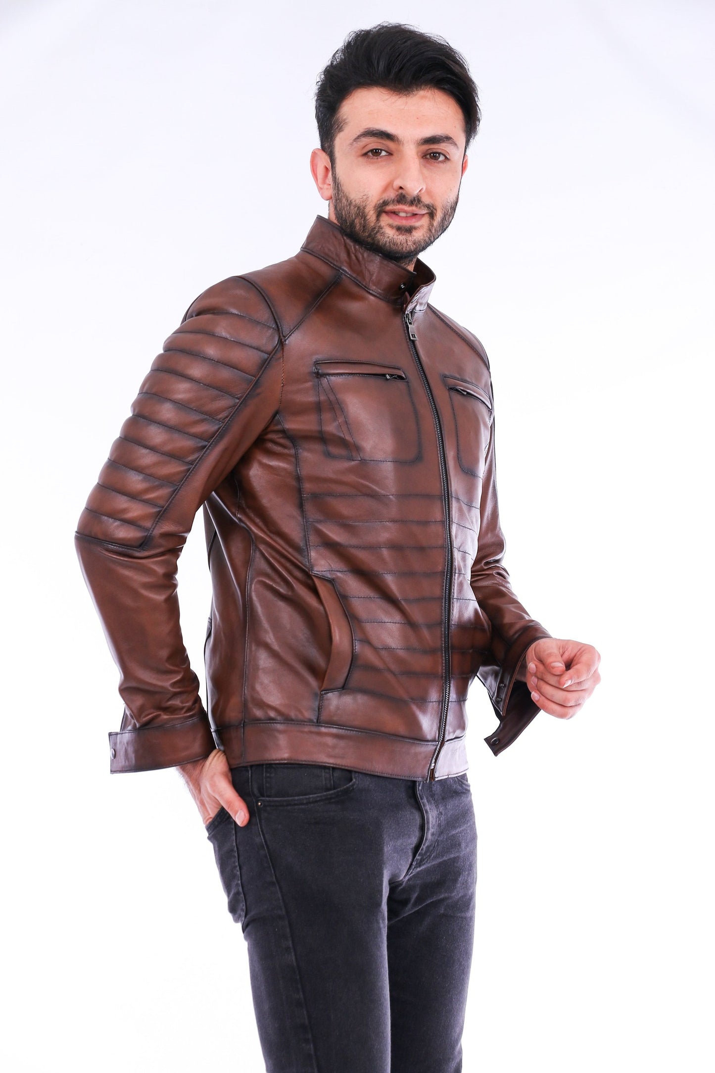 Daniel Biker Leather Jacket