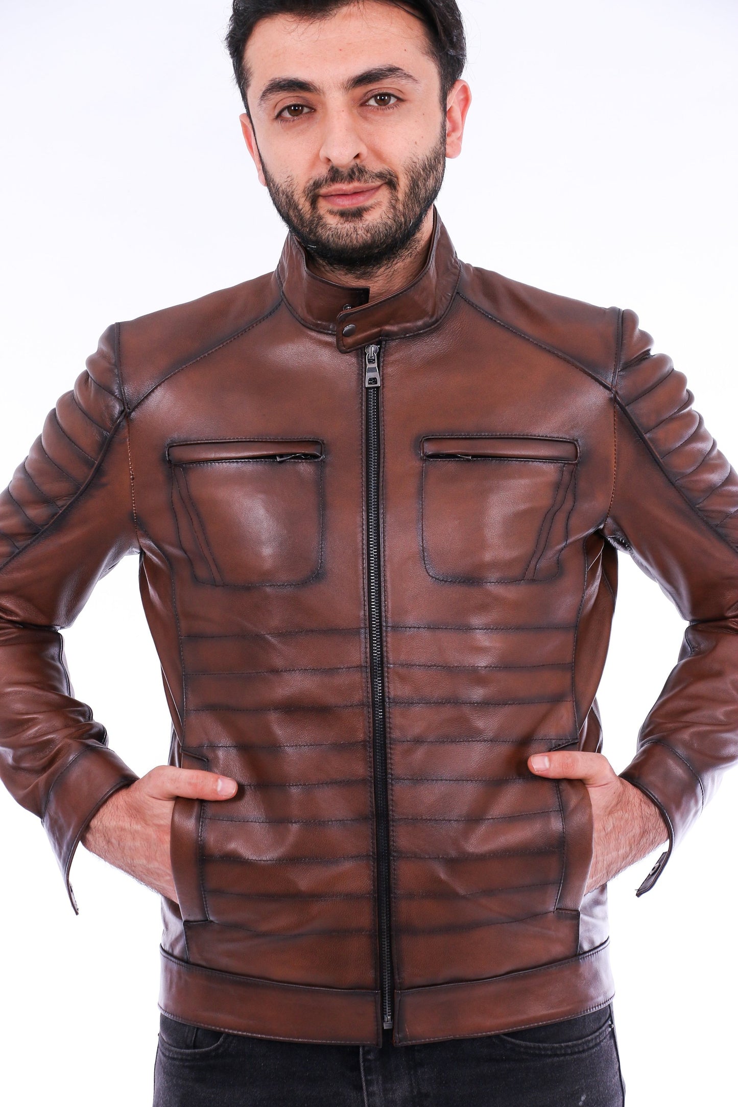 Daniel Biker Leather Jacket