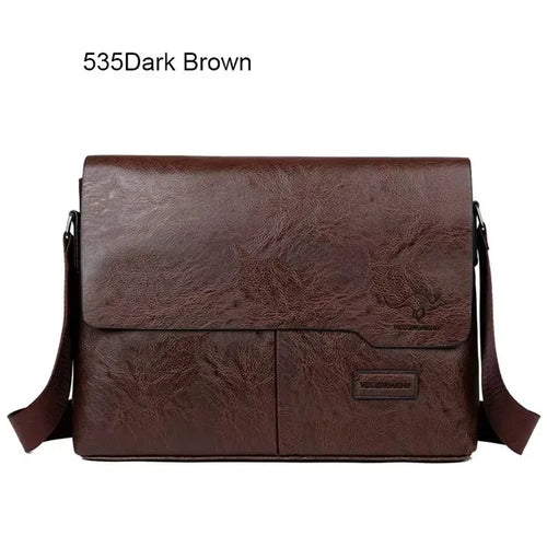 Men Shoulder Bag For IPAD Leather Business Handbag Men Messenger Bag