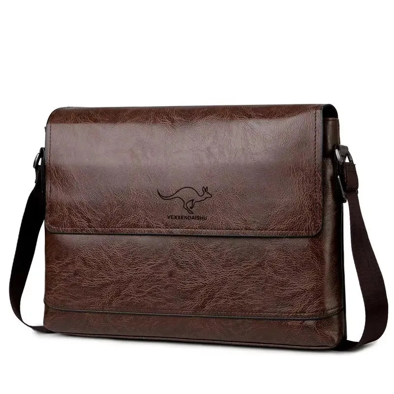 Men Shoulder Bag For IPAD Leather Business Handbag Men Messenger Bag