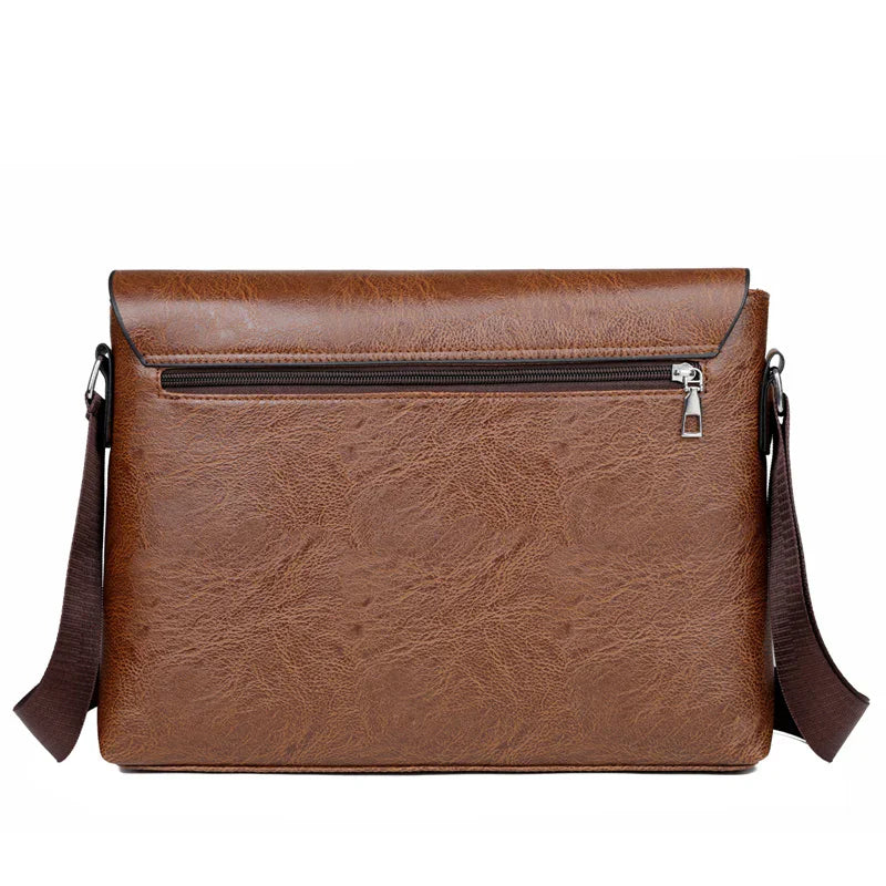 Luxury BrandShoulder Bag For IPAD Leather Business Handbag