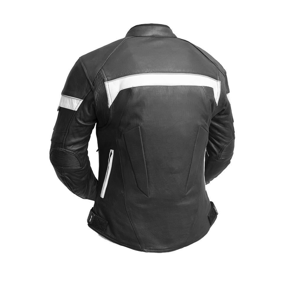 Leather Cowhide Racing Jacket